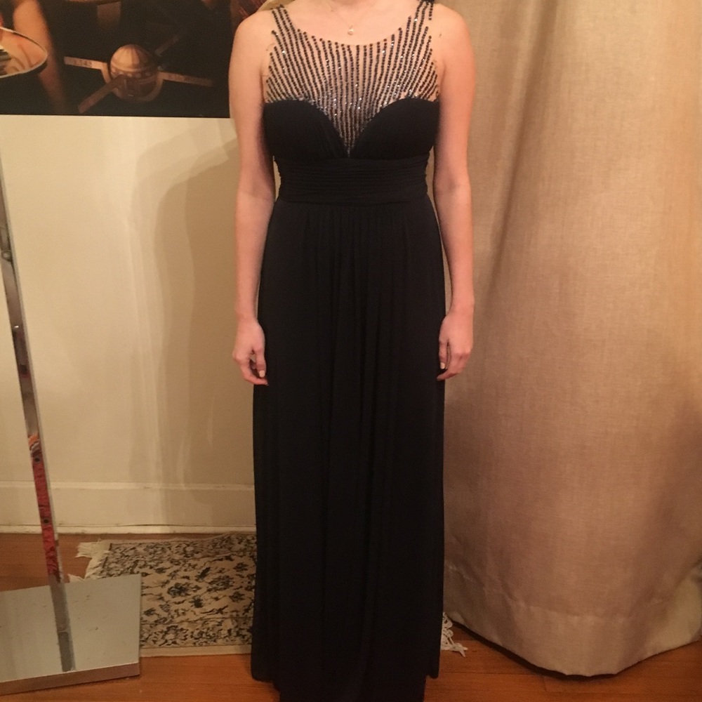 Navy blue evening Dress